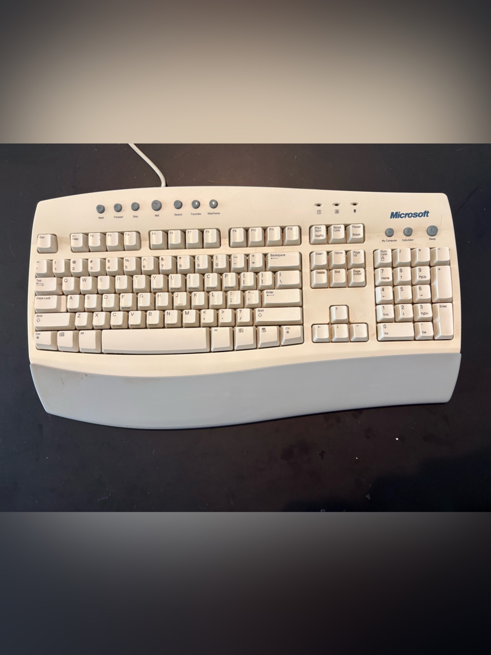 Microsoft Internet Keyboard Pro RT9420V PS/2 & USB
Connector Vintage